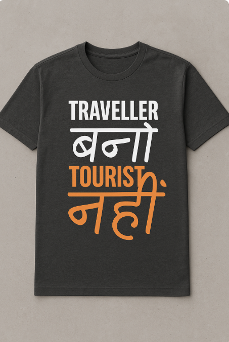 Cool TSHIRT_Traveller bano Tourist nahi